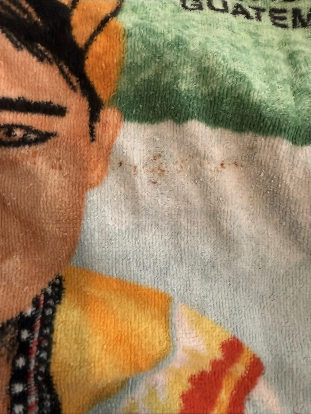 Two vintage beach towels- Florida and Guatemala. Sewing project?